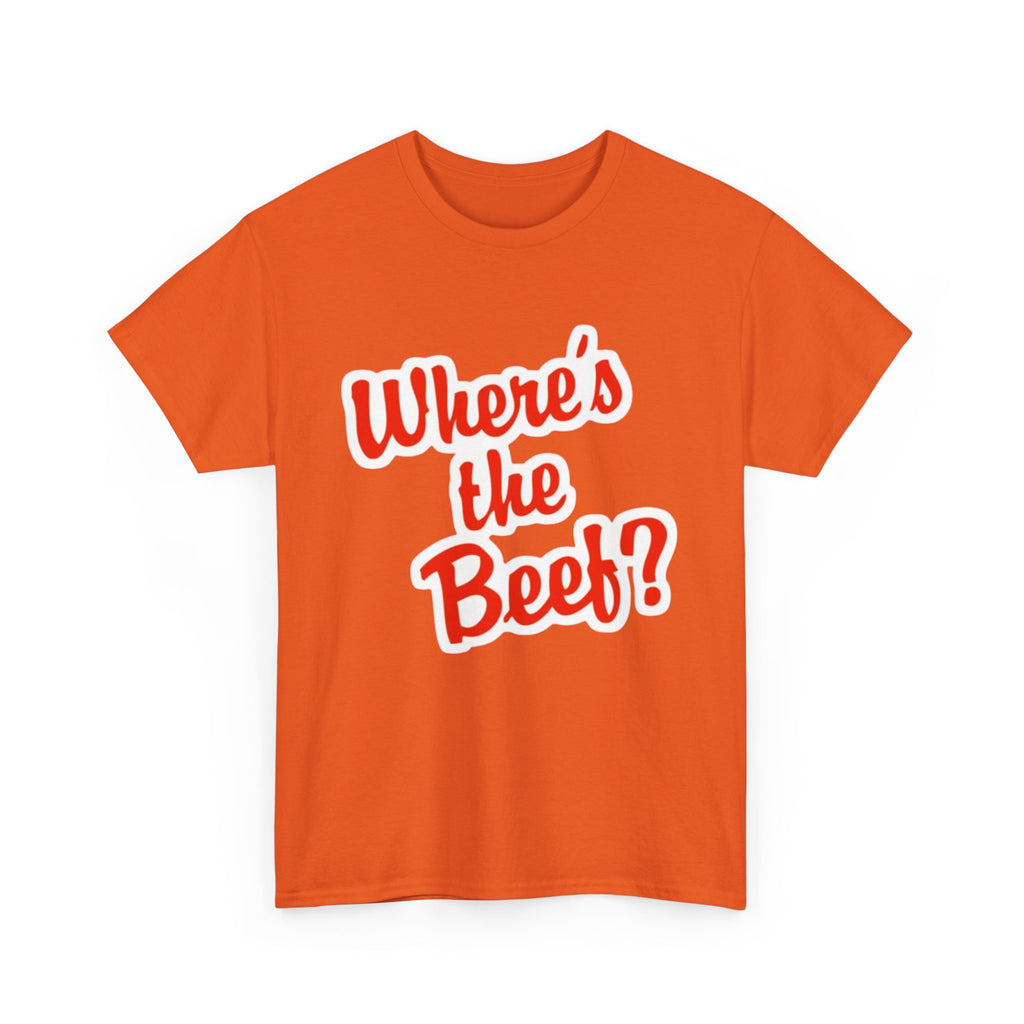 Where’s the Beef? Classic Tee – 80s Ad Icon