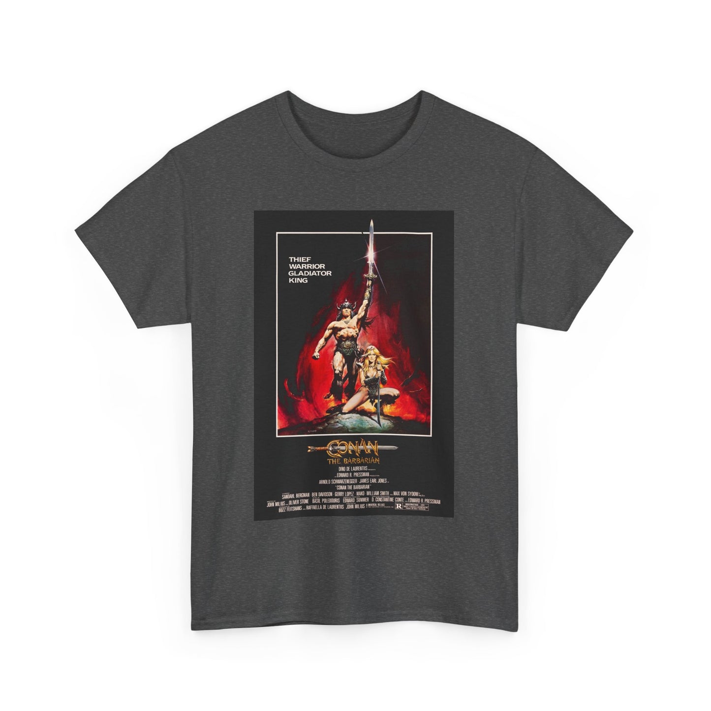 Conan the Barbarian Movie Poster Tee – Epic 80s Fantasy Classic