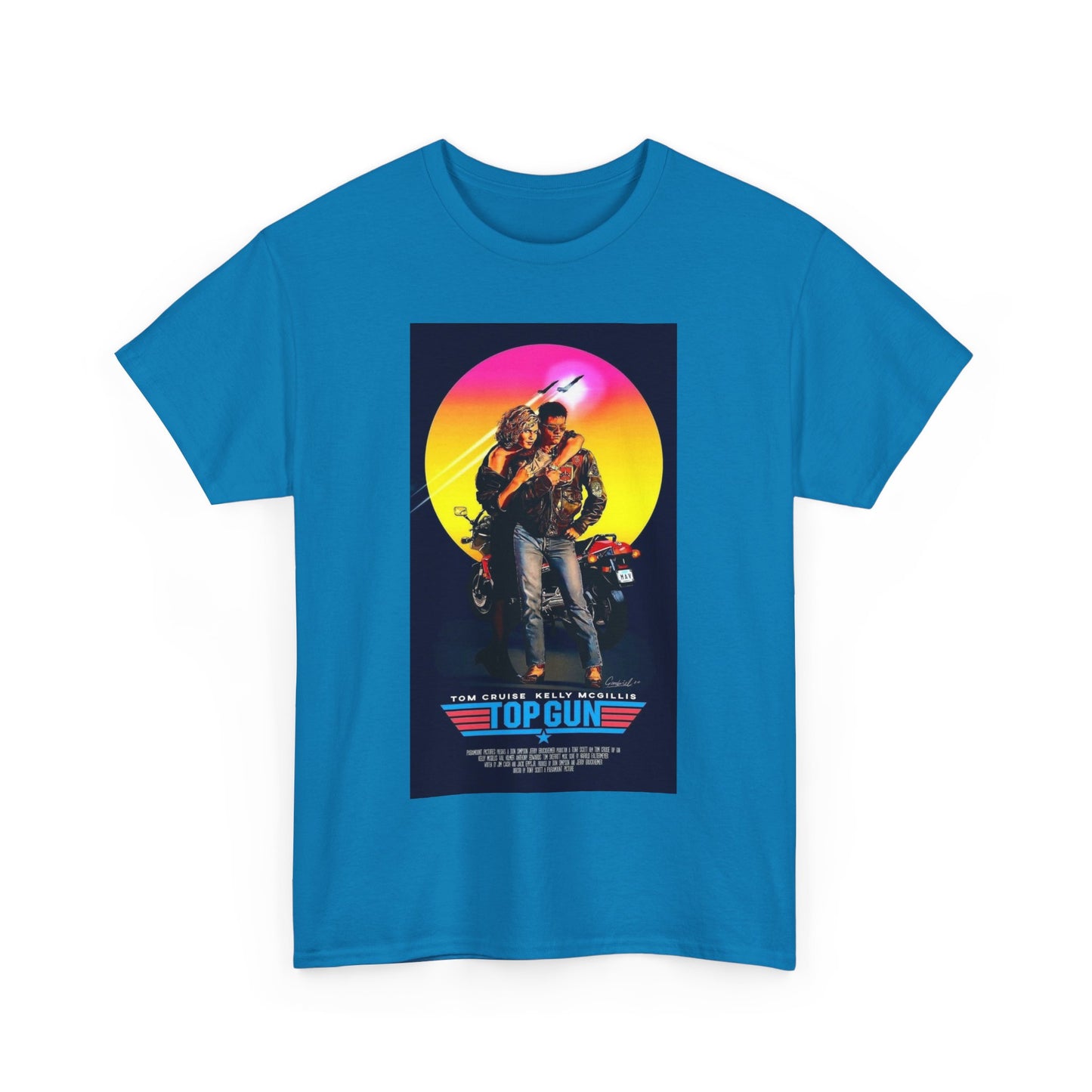 Retro 80s TOP GUN Tee – High-Flying Action Film Style