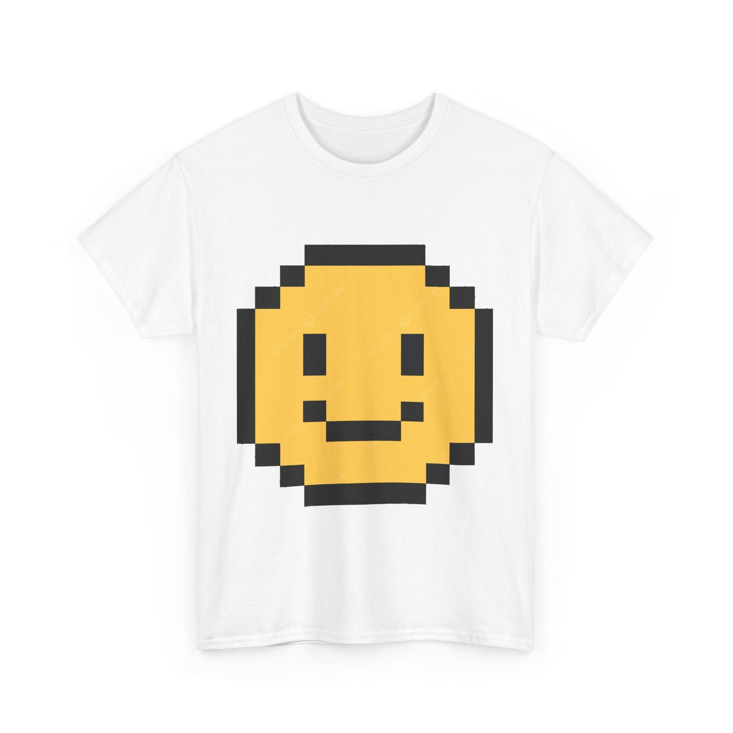 8-Bit Smiley Face Tee – Classic Pixel Art Retro Gaming Style
